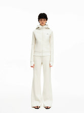 Kybecs | Women’s Slim Fit Two-Piece Casual Set with Structured Top and Bootcut Pants