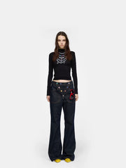 Kybecs| Women’s Detachable Fly Trousers – Slim-Fit Versatile Pants
