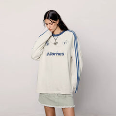 Kybecs | Quick-Dry Contrast Cotton Long Sleeve Sports Tee Unisex Couple