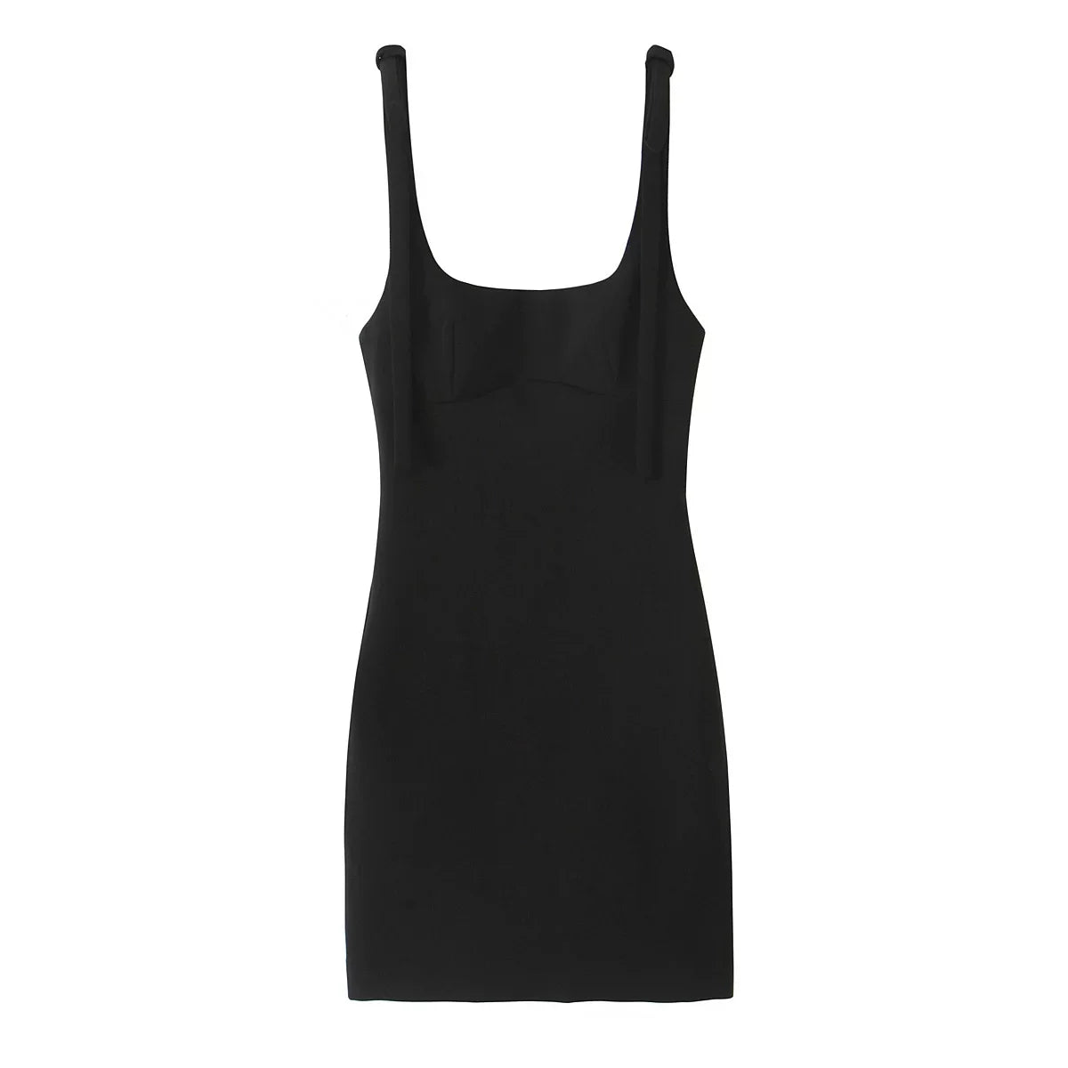 Kybecs| Strappy Summer Midi Dress for Women – Slim-Fit Bow-Accented Dress