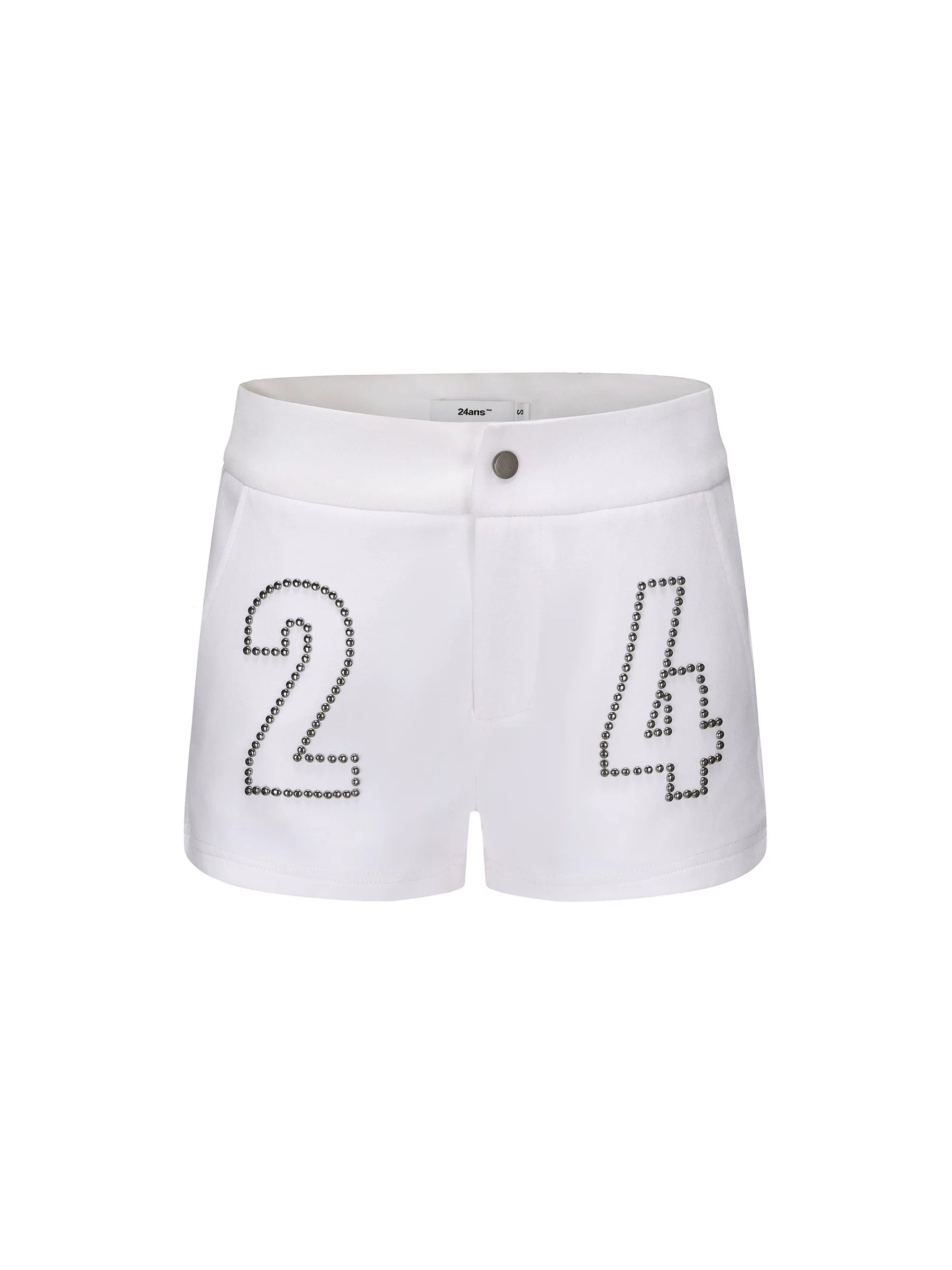 Kybecs| Women’s Multi-Color Studded Embroidered Casual Shorts – Trendy Summer Pants