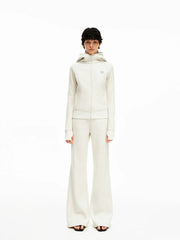 Kybecs | Women’s Slim Fit Two-Piece Casual Set with Structured Top and Bootcut Pants