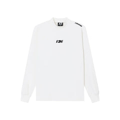 Kybecs | German Velvet Half Turtleneck Embroidered Loose Long Sleeve Top