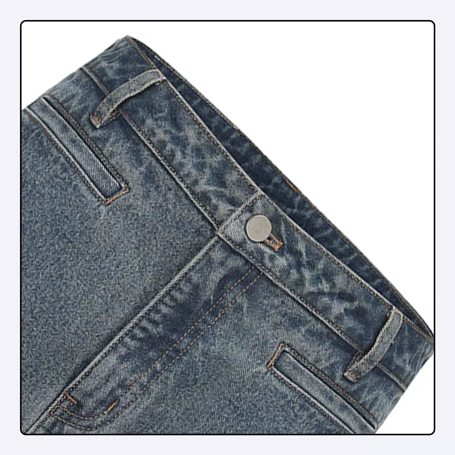 Kybecs| Women’s Ripped Wide-Leg Jeans – Retro Washed Distressed Summer Pants