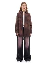 Kybecs| Women’s Retro Black Wide-Leg Jeans – Loose-Fit Washed Straight Floor-Length Pants for Spring & Autumn