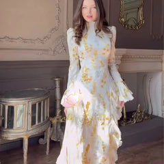 Kybecs| Long Sleeve Slim Fit Maxi Dress for Women – Elegant Feminine Style