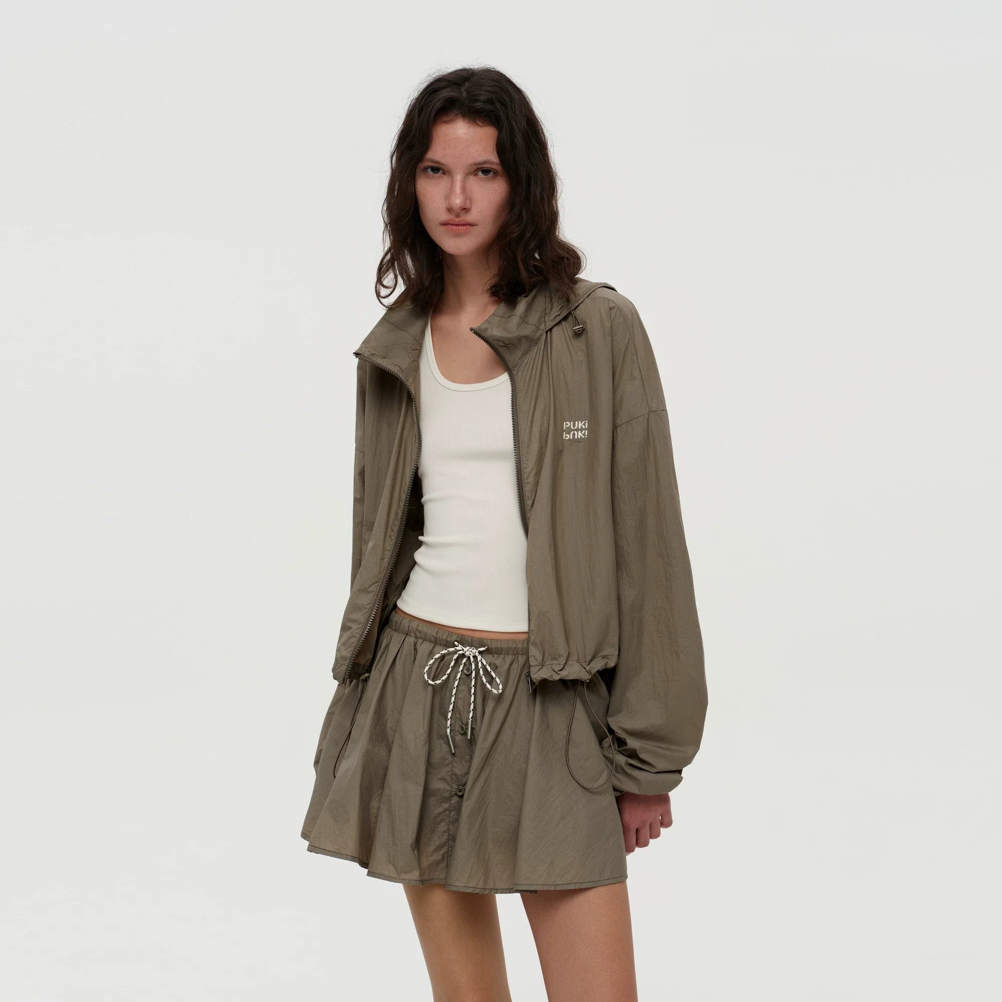 Kybecs| Women’s Outdoor Sports Sun Protection Jacket & Drawstring Sports Culottes Set