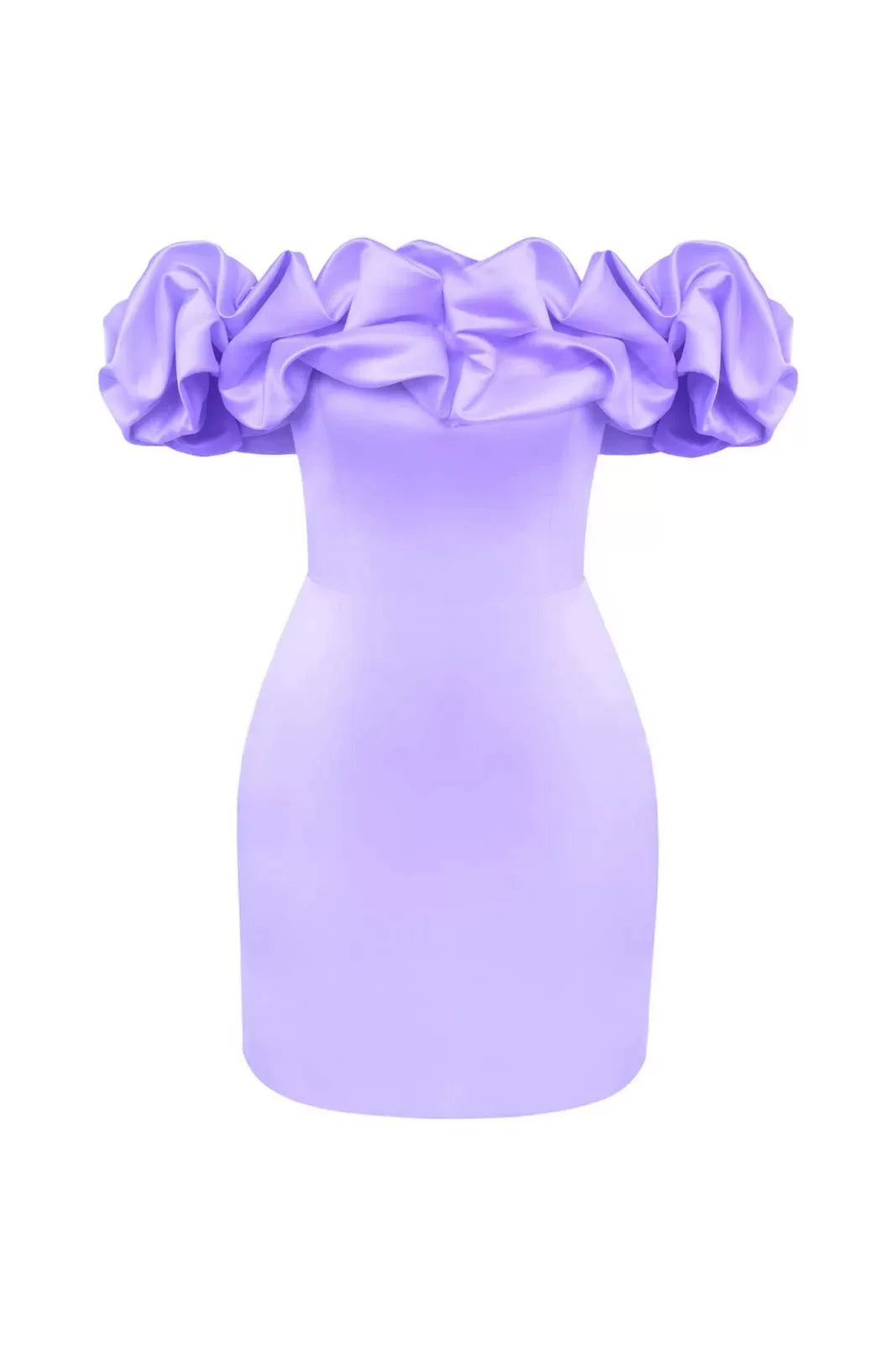 Kybecs| Ruffled One-Shoulder Party midi Dress for Women – Elegant Light Luxury Occasion Style