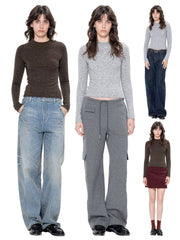 Kybecs | Autumn Winter Wool Knit Sweater Unique Pattern Women’s Top