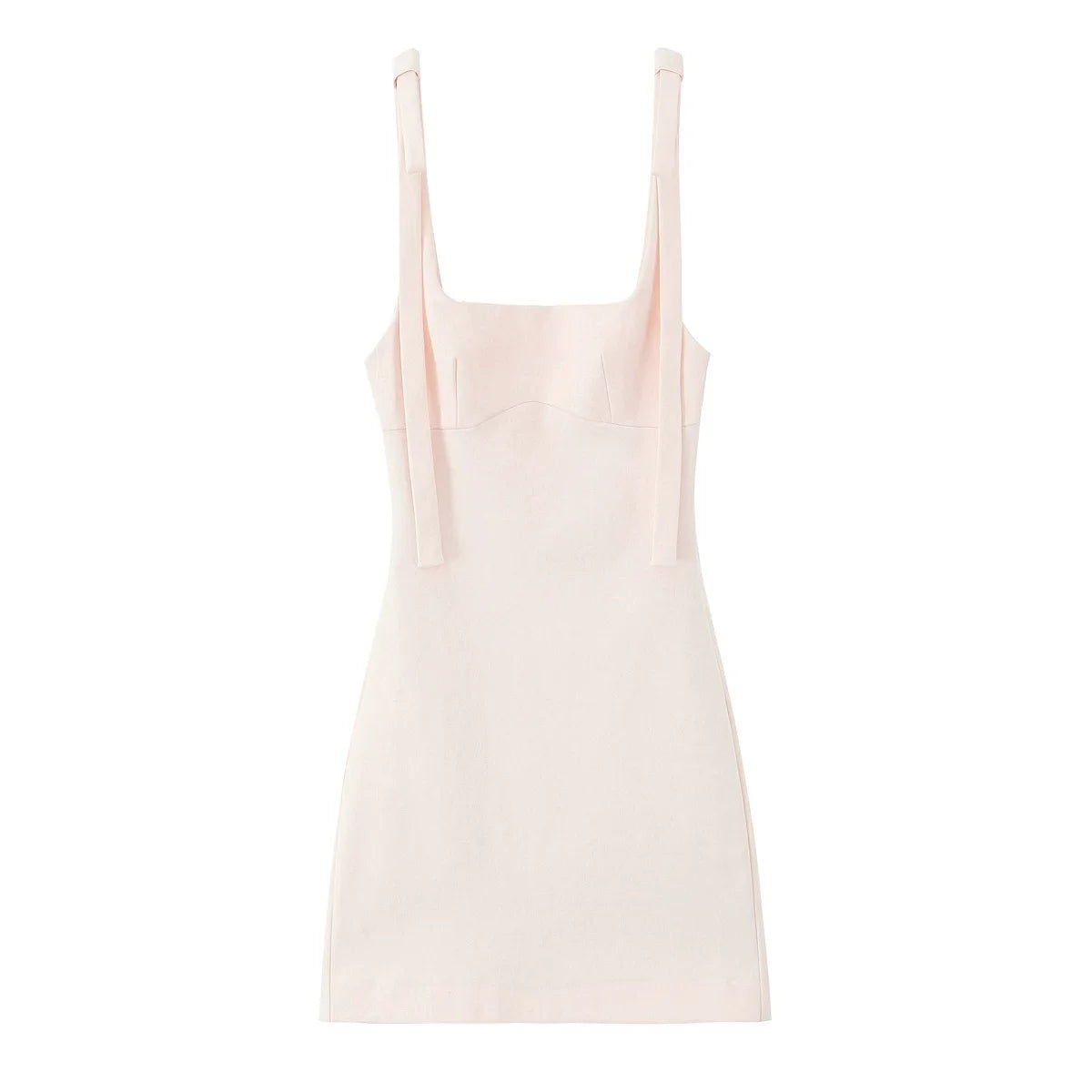 Kybecs| Strappy Summer Midi Dress for Women – Slim-Fit Bow-Accented Dress