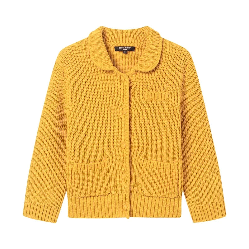 Kybecs | Women’s Retro Mid-Sleeve Knit Cardigan for Early Spring 2025