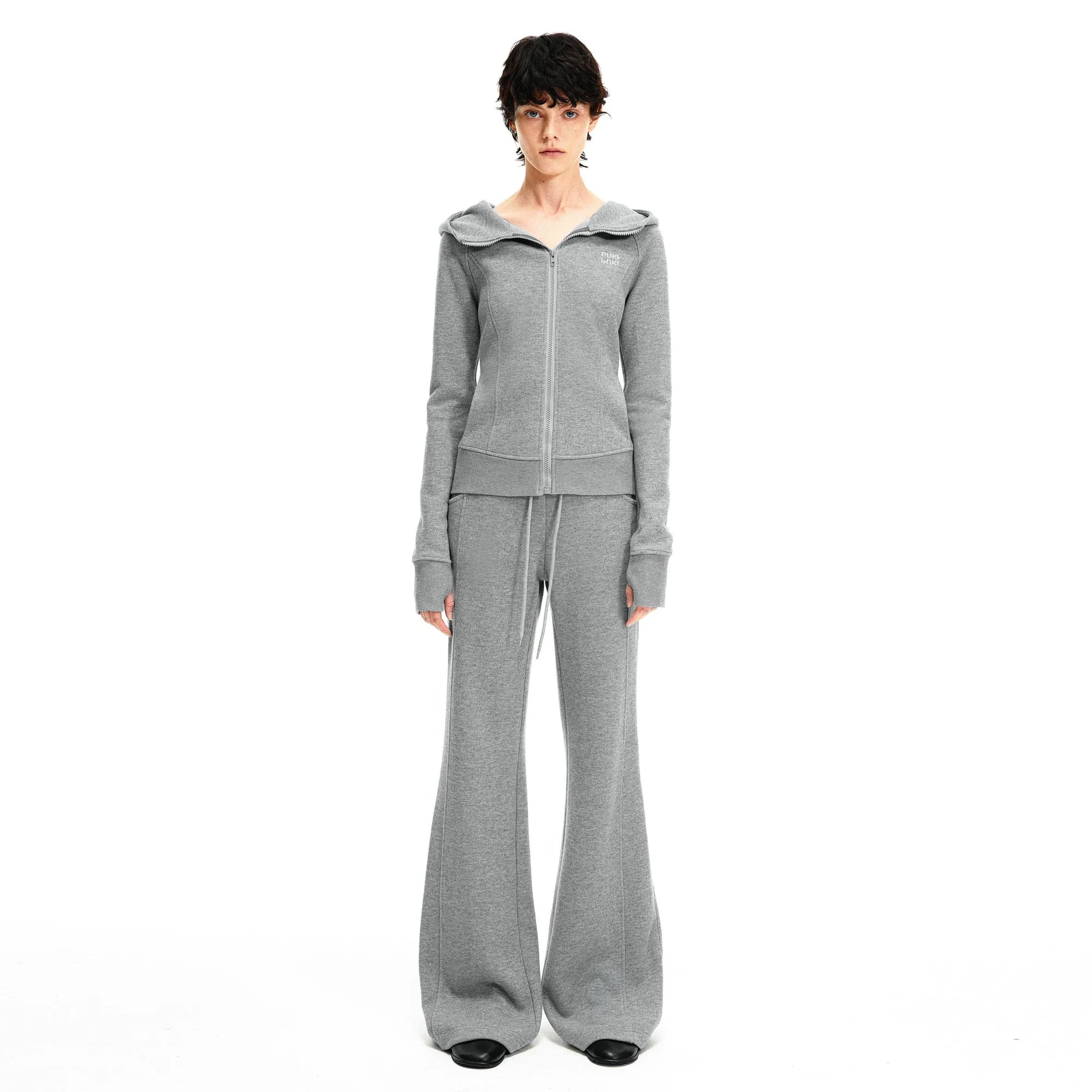 Kybecs| Women’s Slim Acetate Wool Casual Sports Suit – Warm Autumn & Winter Top with Boot-Cut Pants
