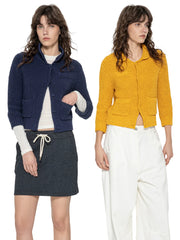 Kybecs | Women’s Retro Mid-Sleeve Knit Cardigan for Early Spring 2025