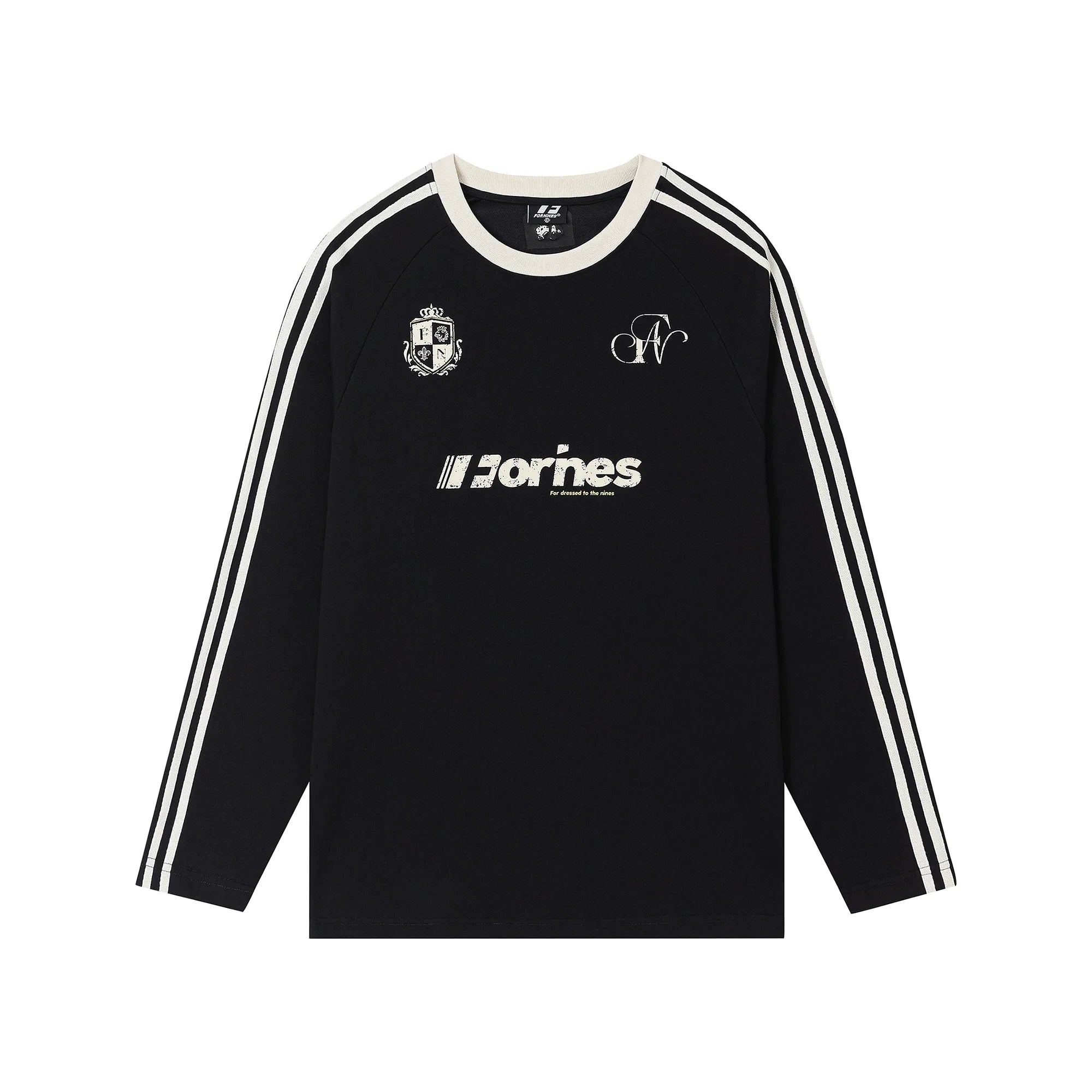 Kybecs | Quick-Dry Contrast Cotton Long Sleeve Sports Tee Unisex Couple