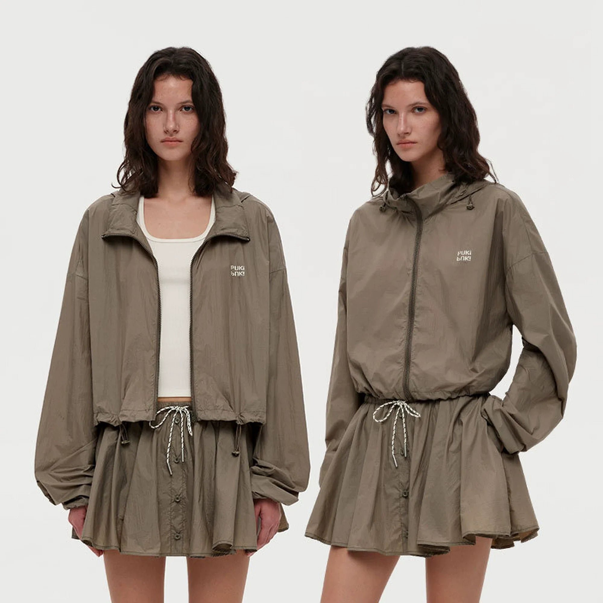Kybecs| Women’s Outdoor Sports Sun Protection Jacket & Drawstring Sports Culottes Set
