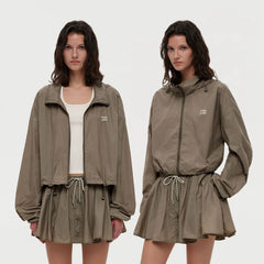 Kybecs| Women’s Outdoor Sports Sun Protection Jacket & Drawstring Sports Culottes Set