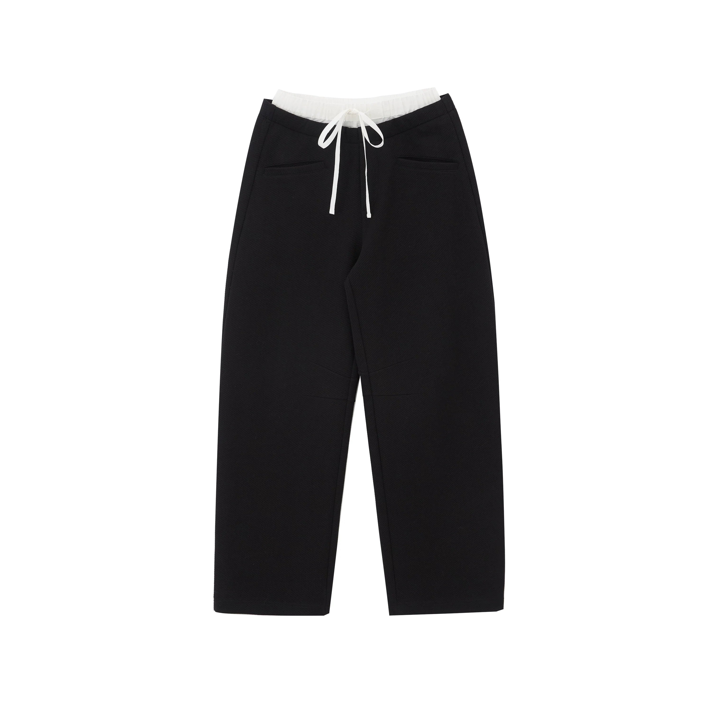 Kybecs| Women’s Double-Waist Drawstring Casual Sports Pants – Loose-Fit Wide-Leg Banana Sweatpants
