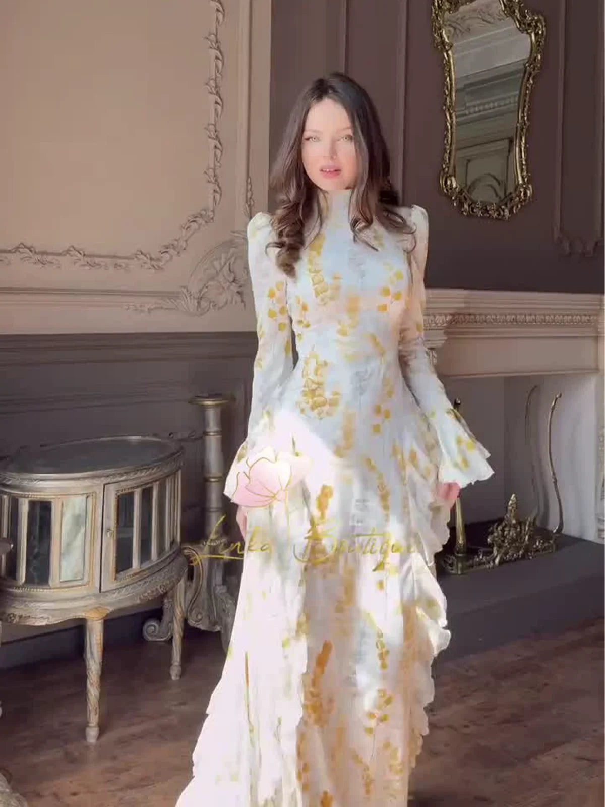 Kybecs| Long Sleeve Slim Fit Maxi Dress for Women – Elegant Feminine Style