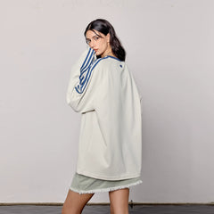 Kybecs | Quick-Dry Contrast Cotton Long Sleeve Sports Tee Unisex Couple
