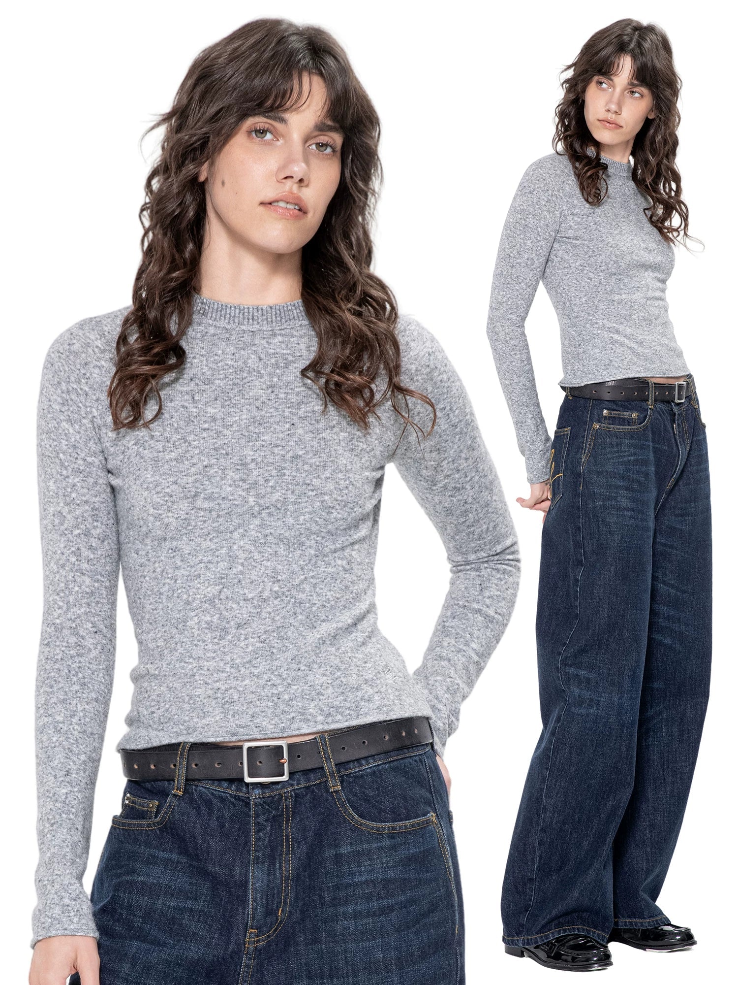 Kybecs | Autumn Winter Wool Knit Sweater Unique Pattern Women’s Top