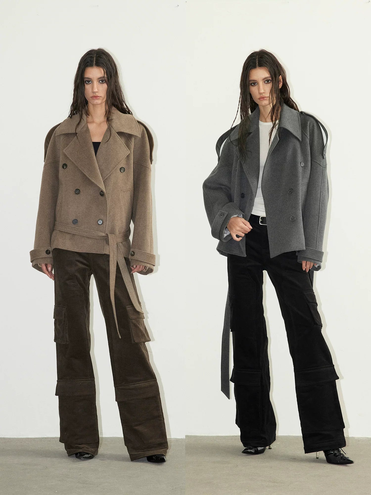 Kybecs| Women’s Retro Loose Corduroy Pants – Casual Wide-Leg Overalls