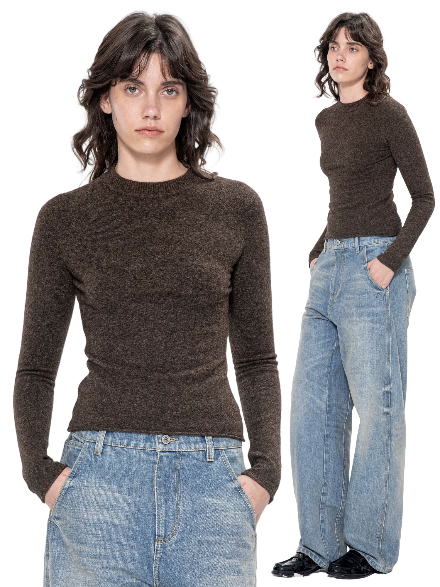 Kybecs | Autumn Winter Wool Knit Sweater Unique Pattern Women’s Top