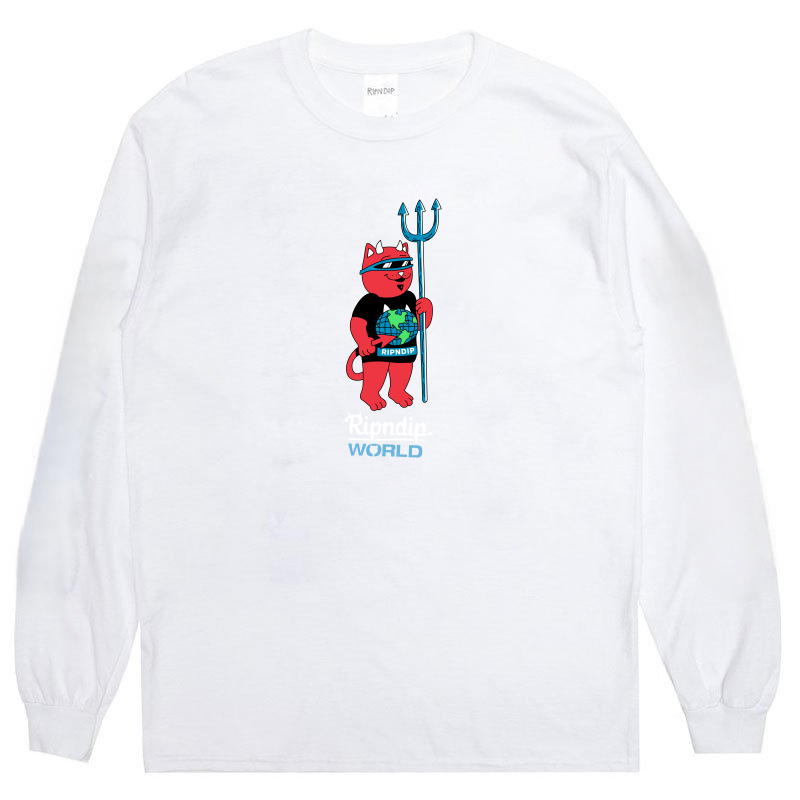 Kybecs | American Street Style Graphic Long Sleeve T-Shirt Couple Unisex