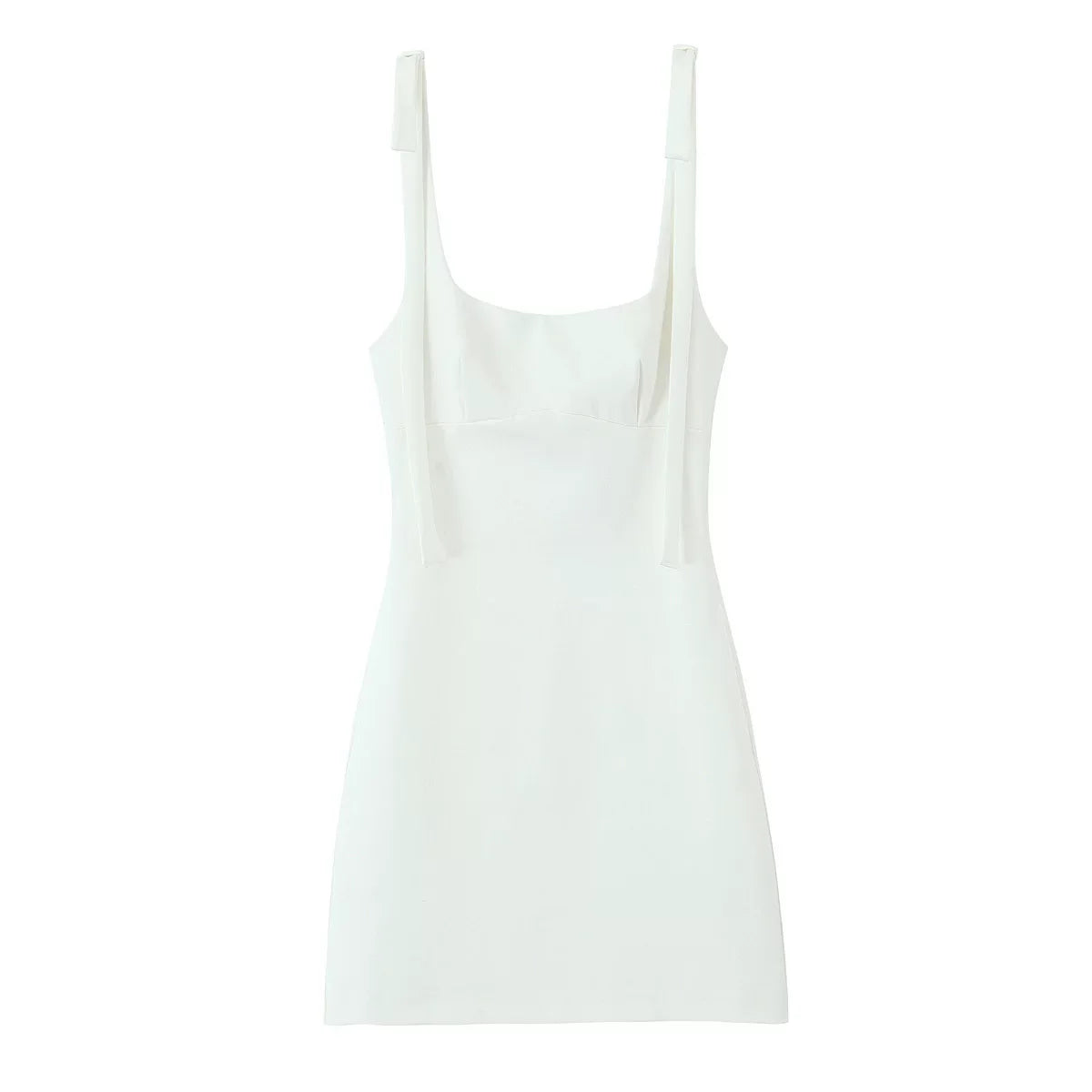 Kybecs| Strappy Summer Midi Dress for Women – Slim-Fit Bow-Accented Dress